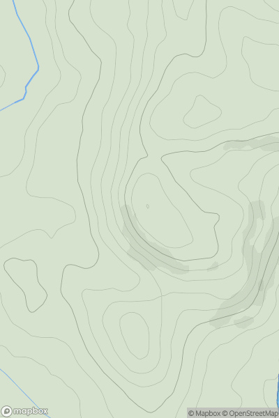 Thumbnail image for Gorse Hill [Snowdonia] showing contour plot for surrounding peak